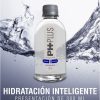 Agua Alcalina PH PLUS hecha en Colombia. Presentación dle agua alcalina de 300 ml.
