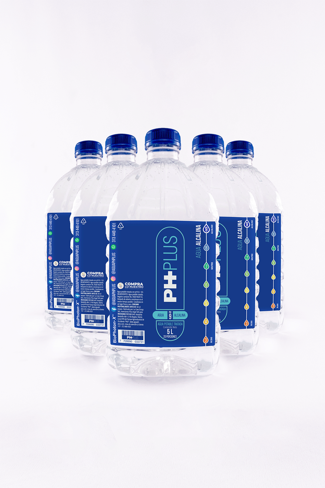 ➤ Agua pH9 embotellada PH | COMPRAR Agua